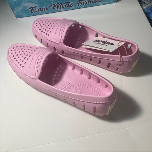 Floafers Posh Driver Womens Water Shoes Size 10 Lilac/white Beach Summer - Picture 4 of 6